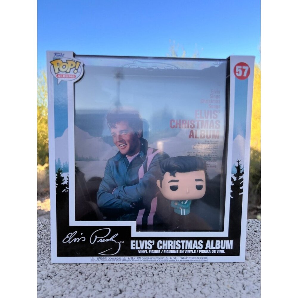 Funko Pop! Album Cover with Case-Elvis Presley-Elvis’ Christmas Album (#57,NEW)